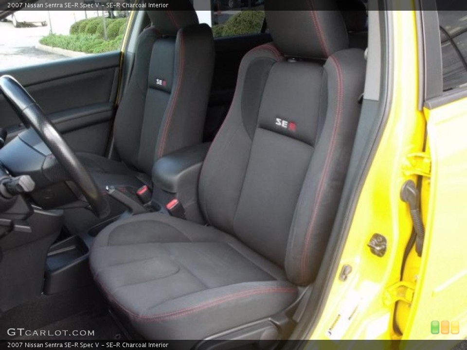 SE-R Charcoal Interior Photo for the 2007 Nissan Sentra SE-R Spec V #48332209