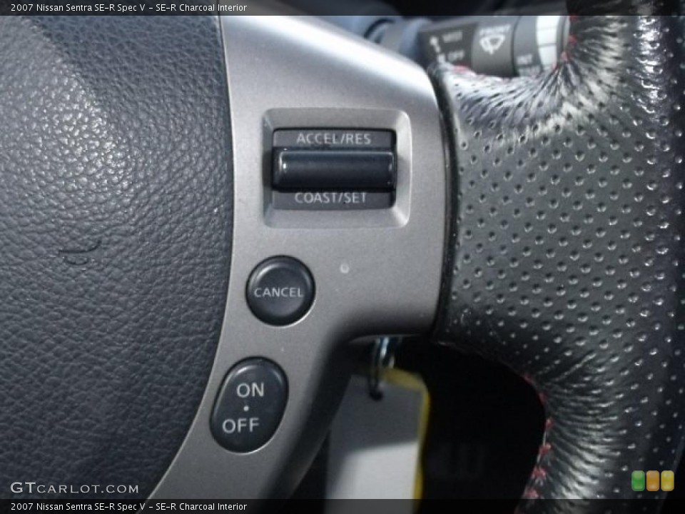 SE-R Charcoal Interior Controls for the 2007 Nissan Sentra SE-R Spec V #48332257