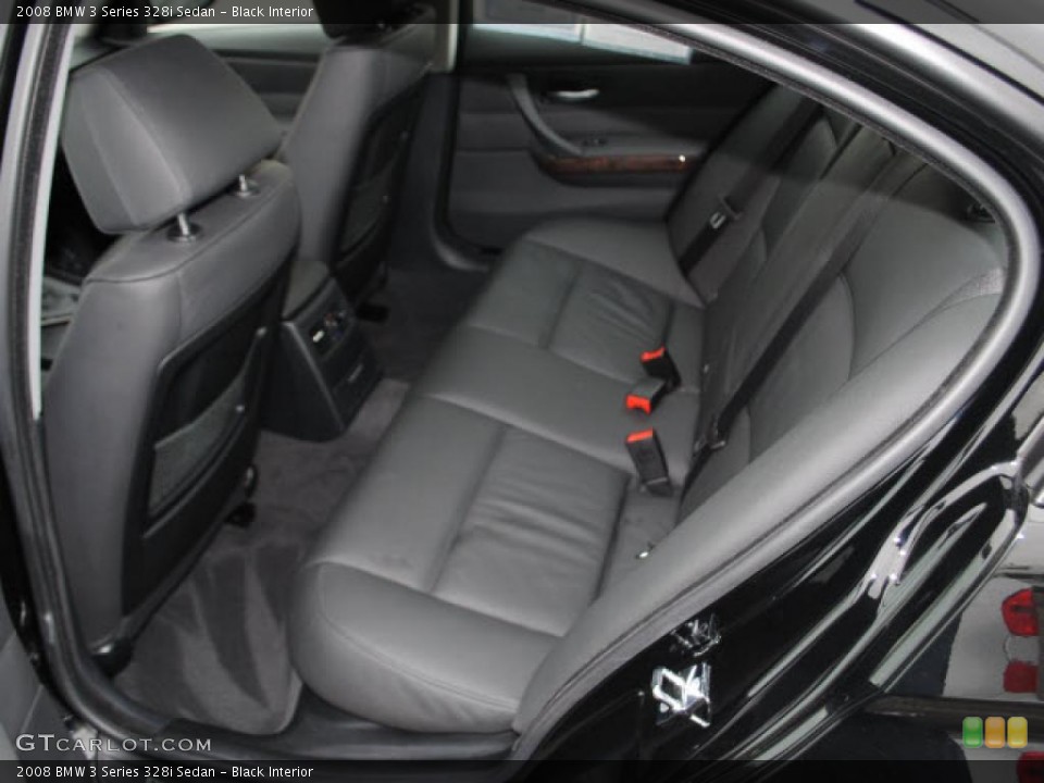 Black Interior Photo for the 2008 BMW 3 Series 328i Sedan #48332605