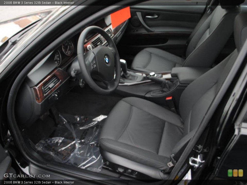 Black Interior Photo for the 2008 BMW 3 Series 328i Sedan #48332662