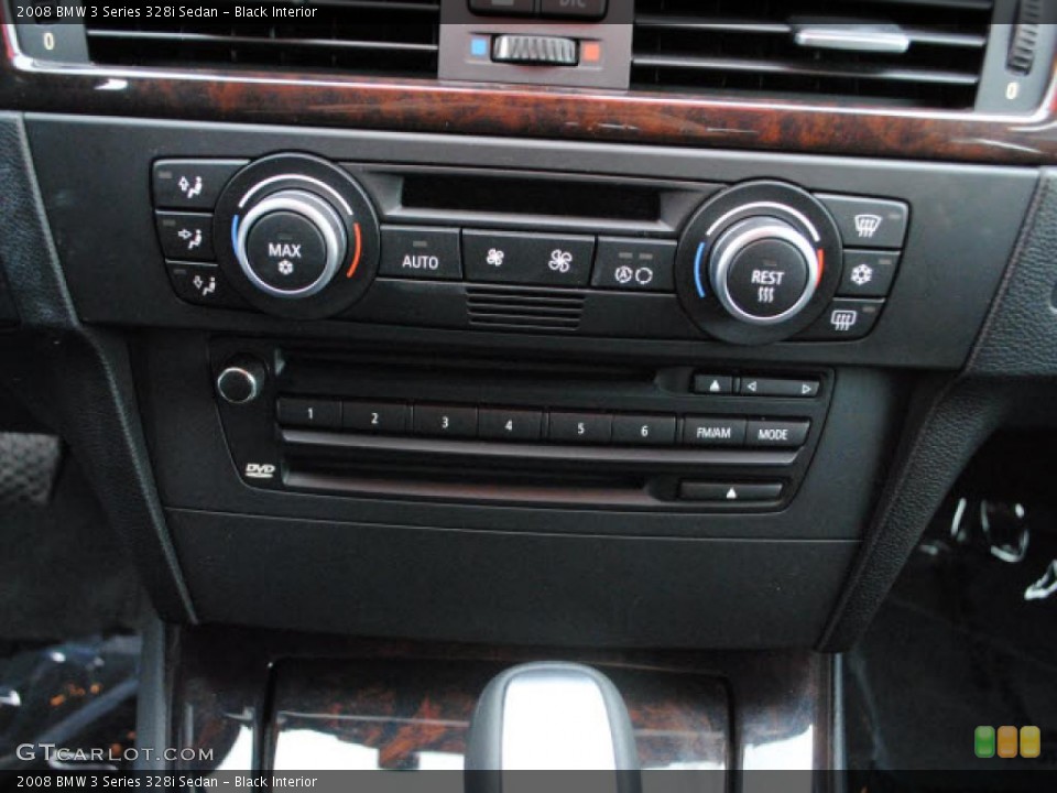 Black Interior Controls for the 2008 BMW 3 Series 328i Sedan #48332779