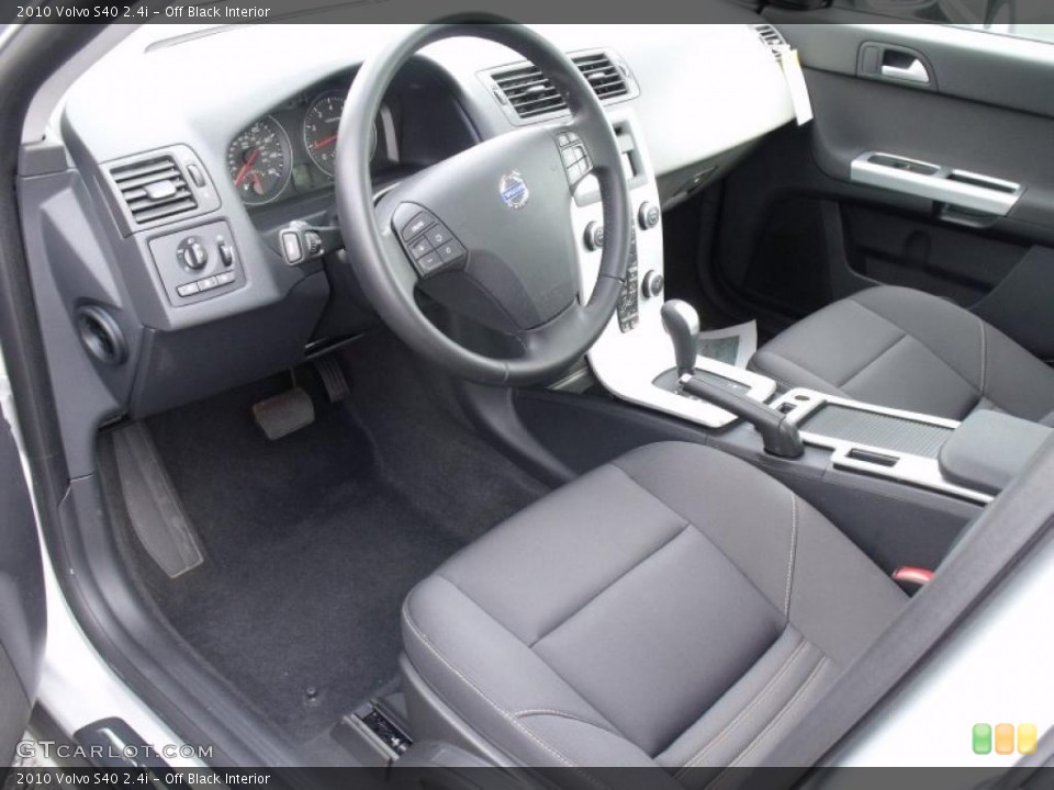 Off Black Interior Prime Interior for the 2010 Volvo S40 2.4i #48332941