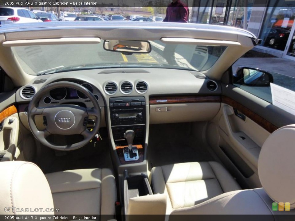 Beige Interior Photo for the 2005 Audi A4 3.0 quattro Cabriolet #48333295