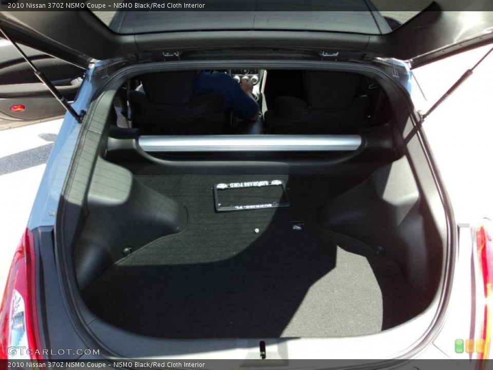 NISMO Black/Red Cloth Interior Trunk for the 2010 Nissan 370Z NISMO Coupe #48333493