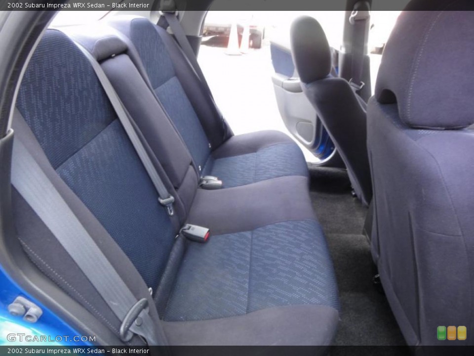 Black Interior Photo for the 2002 Subaru Impreza WRX Sedan #48333577