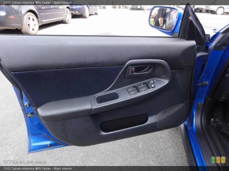 Black Interior Door Panel for the 2002 Subaru Impreza WRX Sedan #48333655