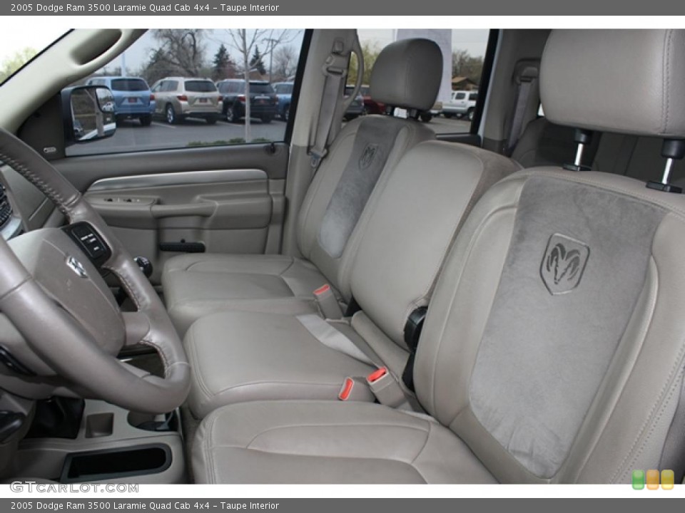 Taupe Interior Photo for the 2005 Dodge Ram 3500 Laramie Quad Cab 4x4 #48336109
