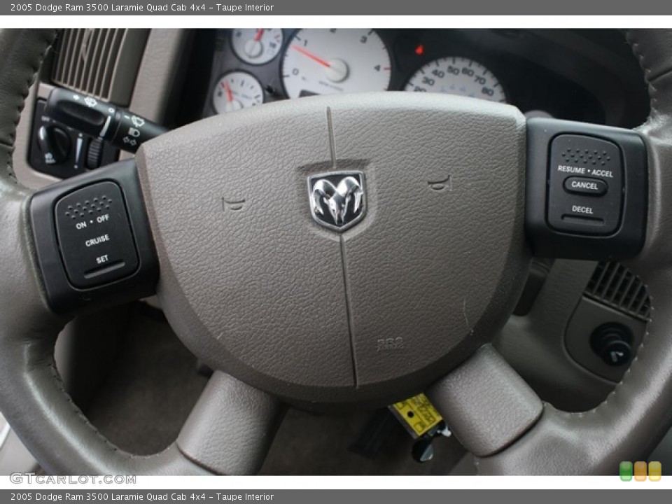 Taupe Interior Controls for the 2005 Dodge Ram 3500 Laramie Quad Cab 4x4 #48336241