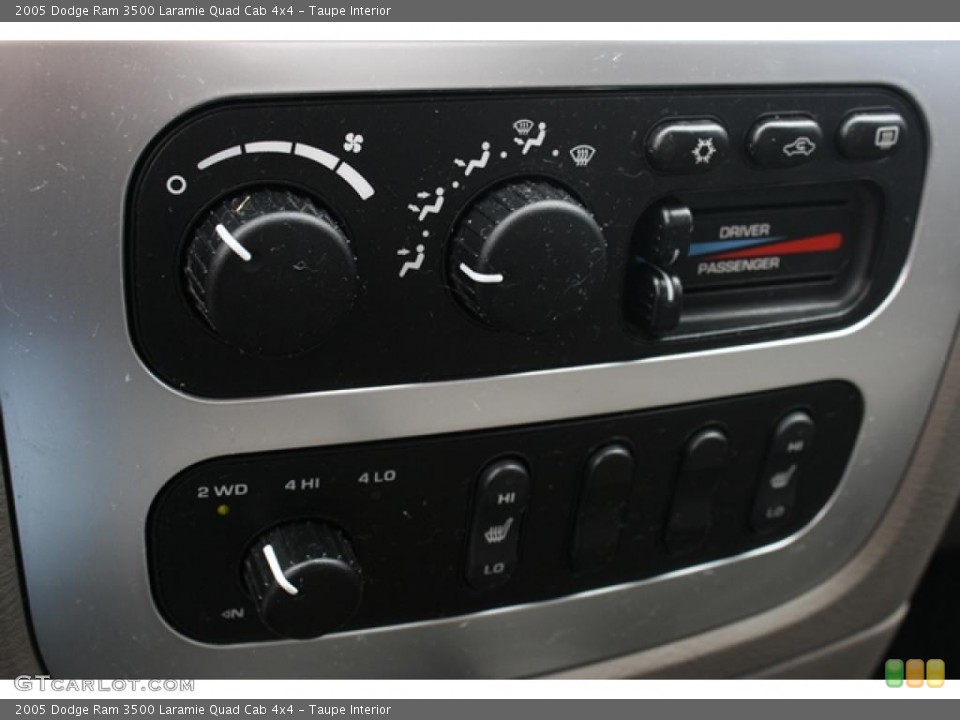Taupe Interior Controls for the 2005 Dodge Ram 3500 Laramie Quad Cab 4x4 #48336304
