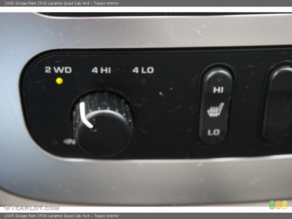 Taupe Interior Controls for the 2005 Dodge Ram 3500 Laramie Quad Cab 4x4 #48336319