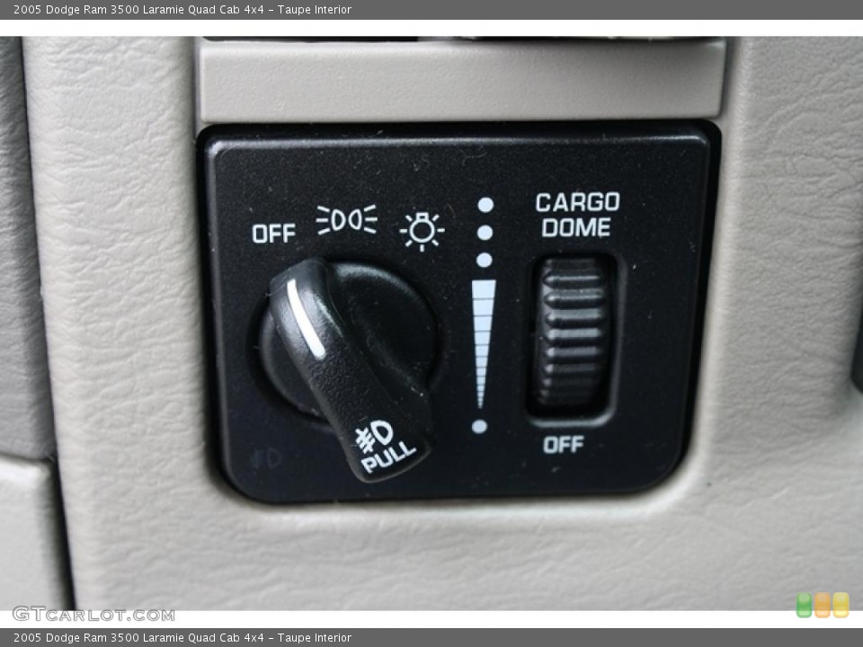 Taupe Interior Controls for the 2005 Dodge Ram 3500 Laramie Quad Cab 4x4 #48336376