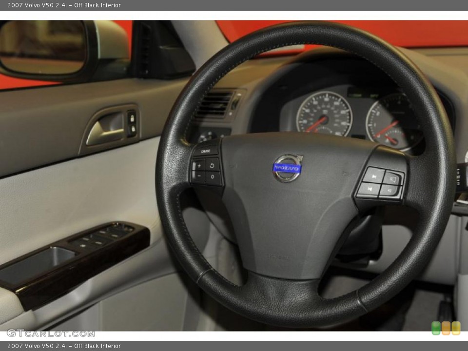 Off Black Interior Steering Wheel for the 2007 Volvo V50 2.4i #48337393