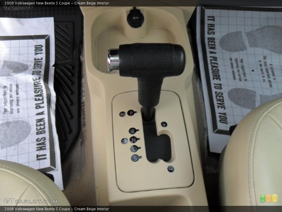 Cream Beige Interior Transmission for the 2008 Volkswagen New Beetle S Coupe #48338584