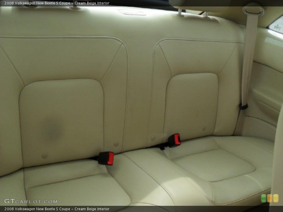 Cream Beige Interior Photo for the 2008 Volkswagen New Beetle S Coupe #48338671
