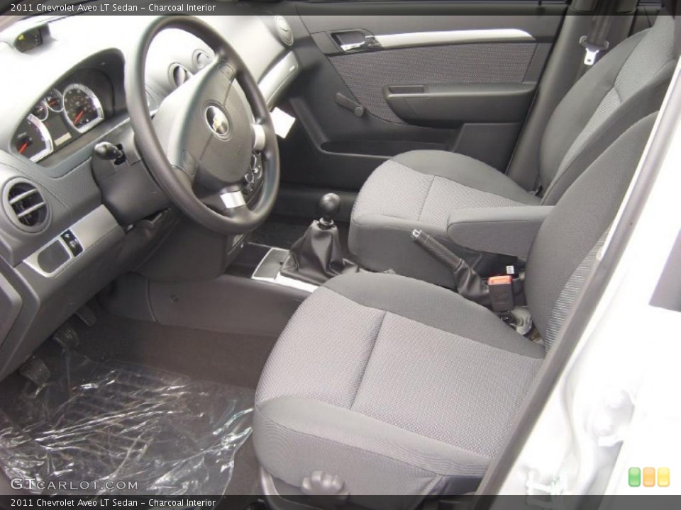 Charcoal Interior Photo for the 2011 Chevrolet Aveo LT Sedan #48339706
