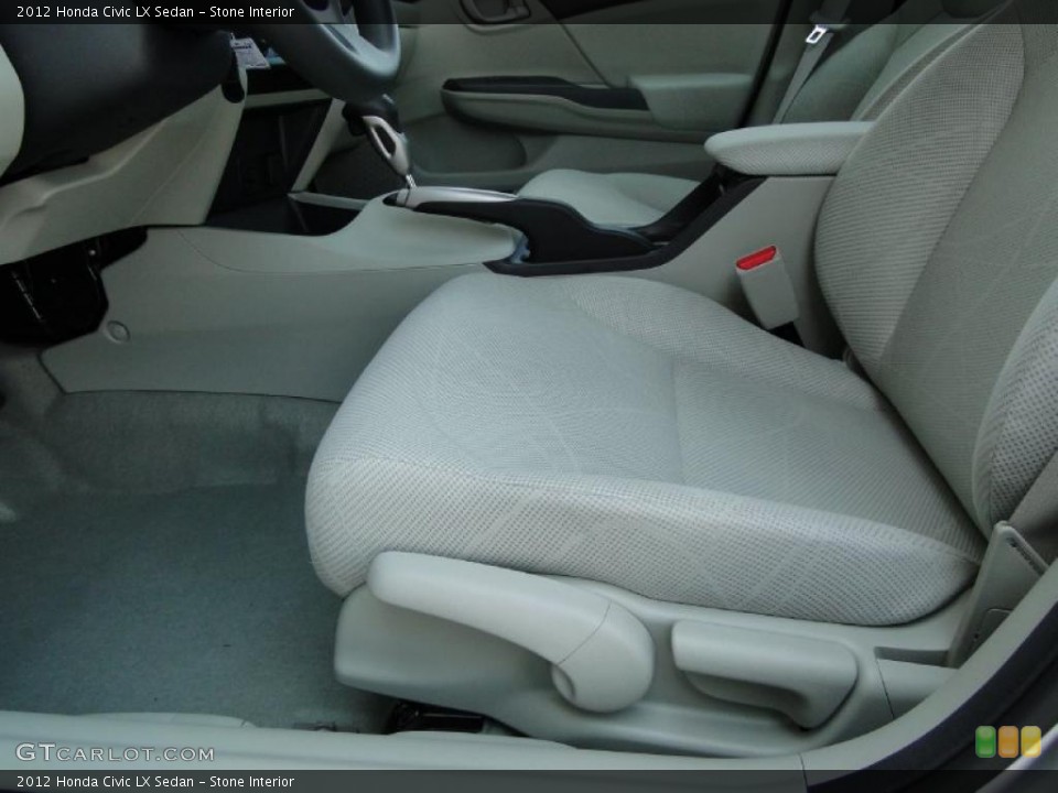 Stone Interior Photo for the 2012 Honda Civic LX Sedan #48340141