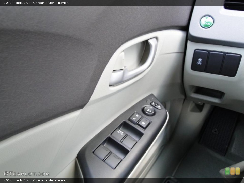 Stone Interior Controls for the 2012 Honda Civic LX Sedan #48340168