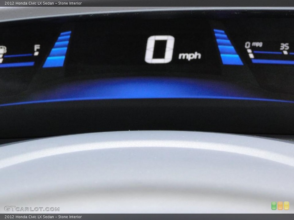 Stone Interior Gauges for the 2012 Honda Civic LX Sedan #48340228