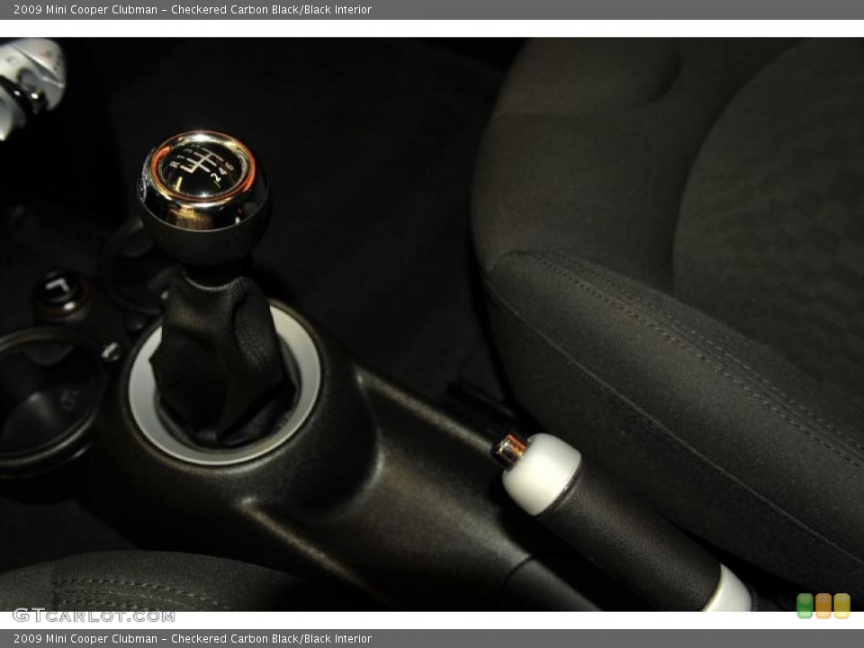 Checkered Carbon Black/Black Interior Transmission for the 2009 Mini Cooper Clubman #48340402