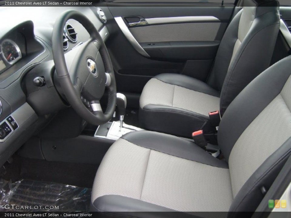 Charcoal Interior Photo for the 2011 Chevrolet Aveo LT Sedan #48340906