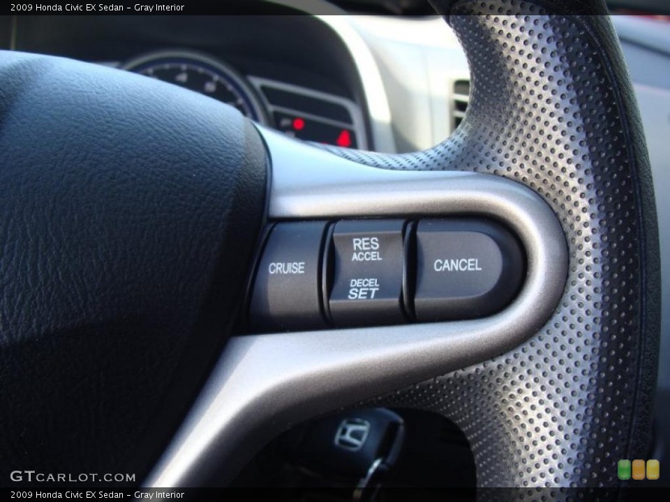 Gray Interior Controls for the 2009 Honda Civic EX Sedan #48342166