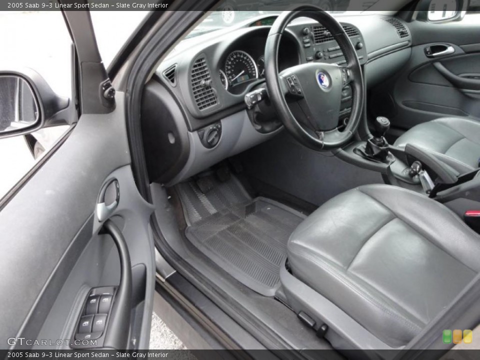 Slate Gray Interior Photo for the 2005 Saab 9-3 Linear Sport Sedan #48342985