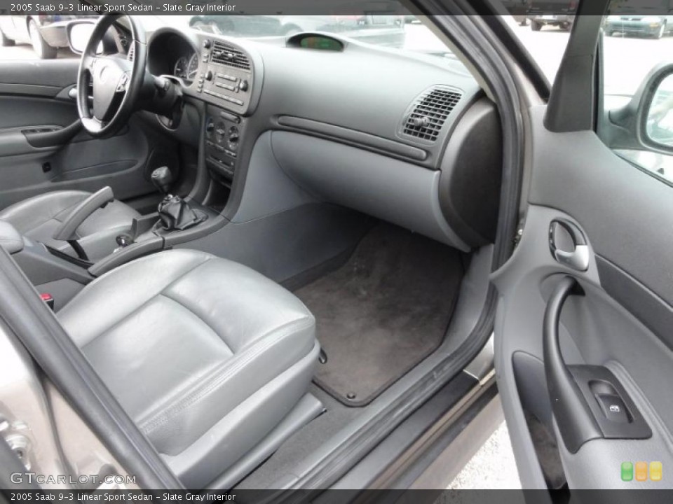 Slate Gray Interior Photo for the 2005 Saab 9-3 Linear Sport Sedan #48343060