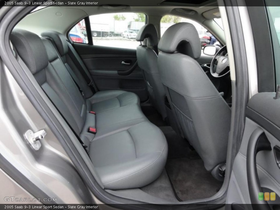 Slate Gray Interior Photo for the 2005 Saab 9-3 Linear Sport Sedan #48343144