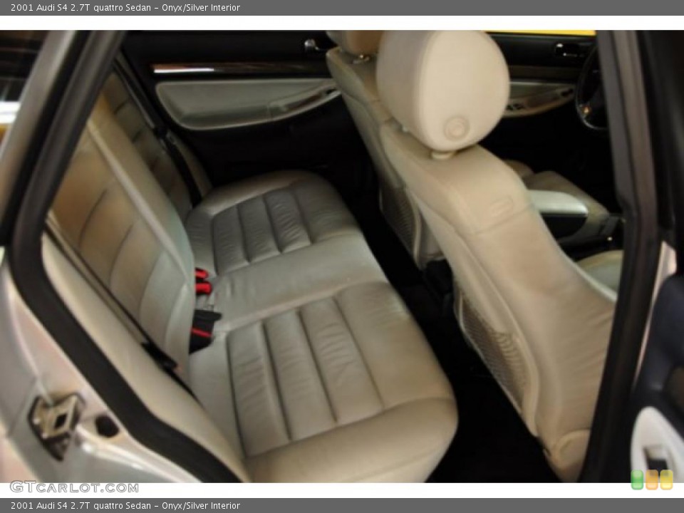 Onyx/Silver Interior Photo for the 2001 Audi S4 2.7T quattro Sedan #48343195