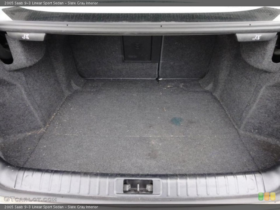 Slate Gray Interior Trunk for the 2005 Saab 9-3 Linear Sport Sedan #48343234