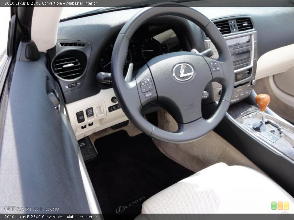 Alabaster Interior Photo for the 2010 Lexus IS 250C Convertible #48343708