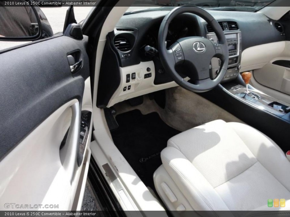 Alabaster Interior Photo for the 2010 Lexus IS 250C Convertible #48343723