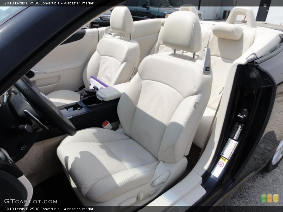 Alabaster Interior Photo for the 2010 Lexus IS 250C Convertible #48343783