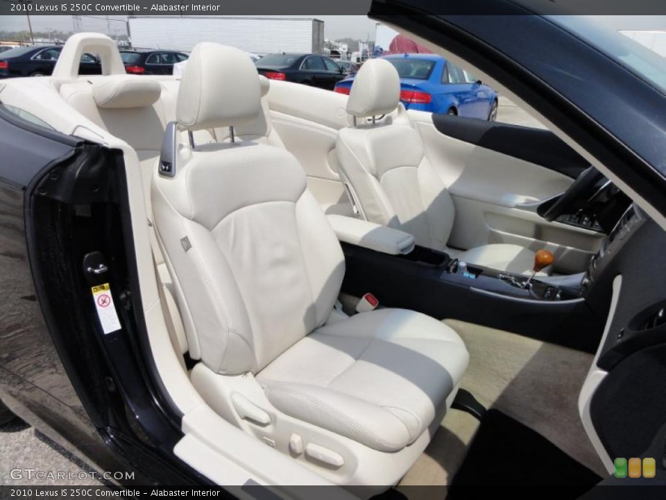 Alabaster Interior Photo for the 2010 Lexus IS 250C Convertible #48343843