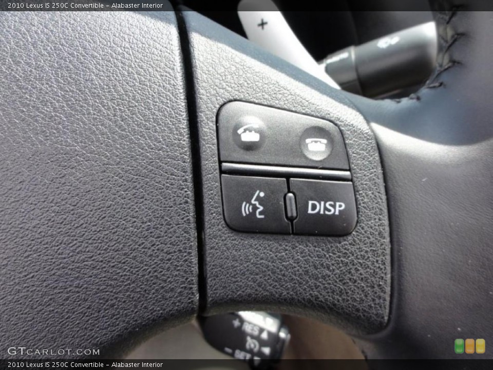 Alabaster Interior Controls for the 2010 Lexus IS 250C Convertible #48344191