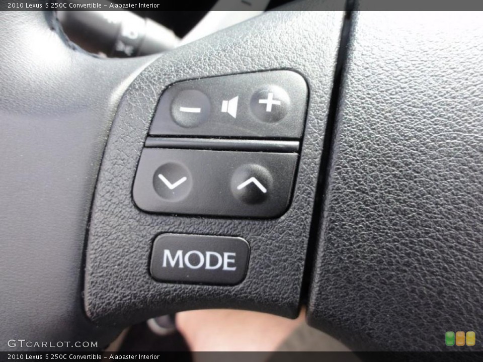 Alabaster Interior Controls for the 2010 Lexus IS 250C Convertible #48344212