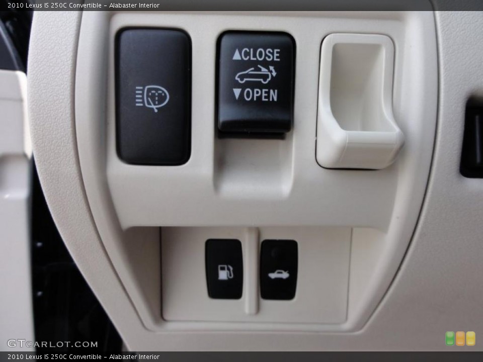 Alabaster Interior Controls for the 2010 Lexus IS 250C Convertible #48344233