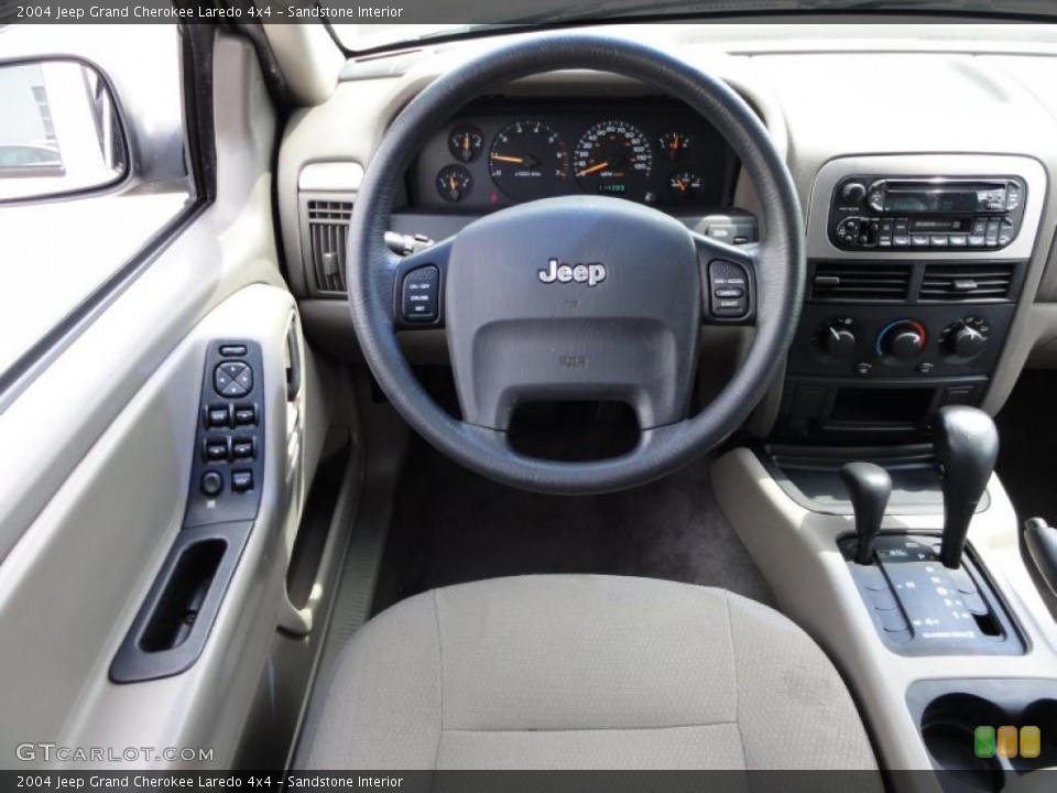 Sandstone Interior Controls for the 2004 Jeep Grand Cherokee Laredo 4x4 #48344776