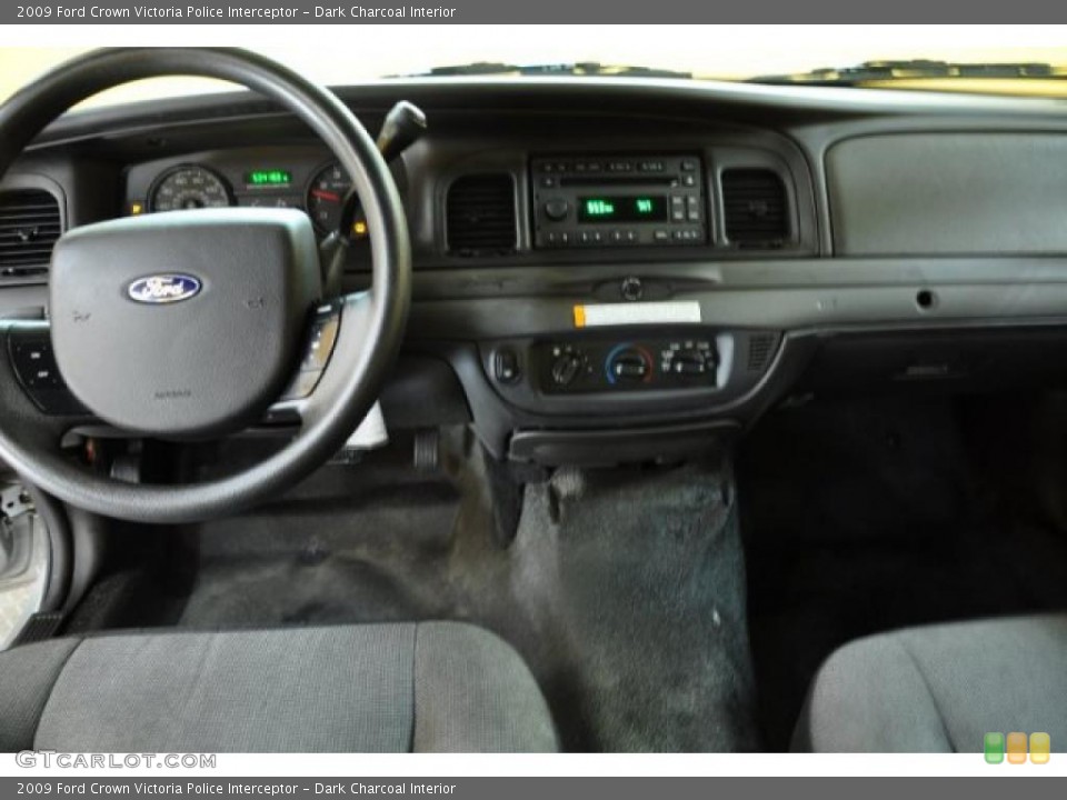 Dark Charcoal Interior Dashboard for the 2009 Ford Crown Victoria Police Interceptor #48344815