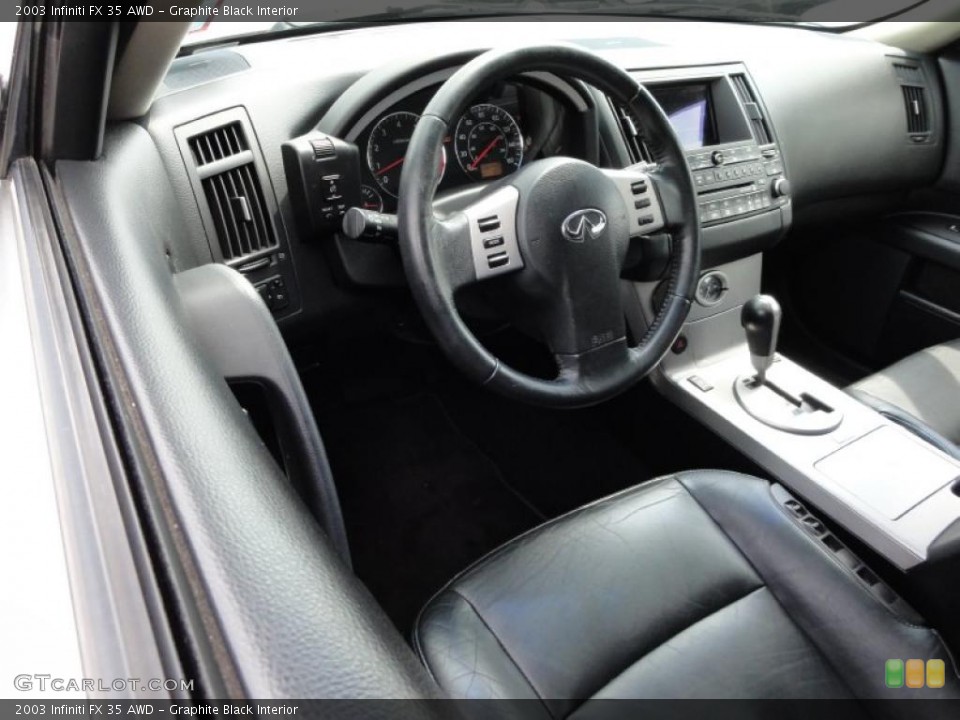 Graphite Black Interior Photo for the 2003 Infiniti FX 35 AWD #48346171