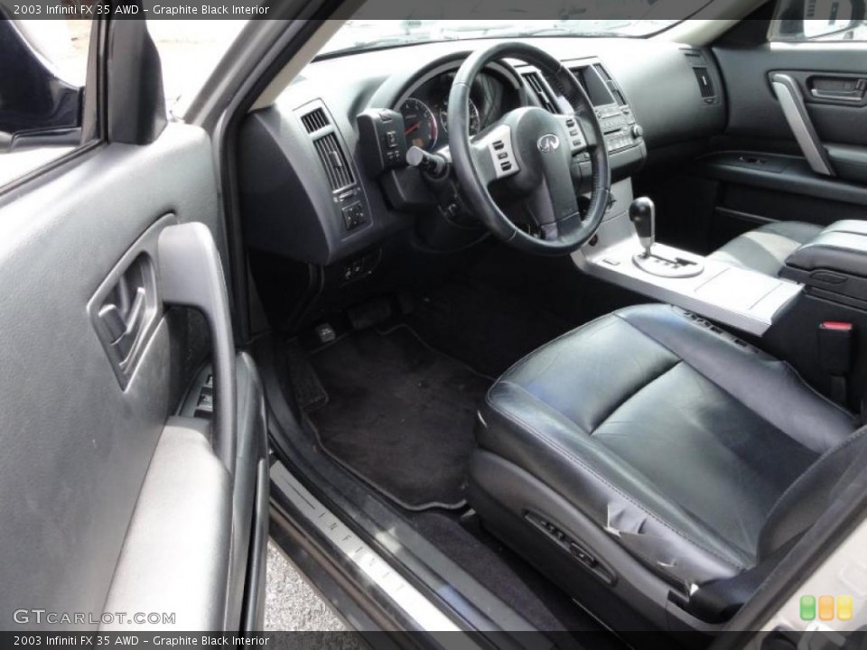 Graphite Black Interior Photo for the 2003 Infiniti FX 35 AWD #48346189