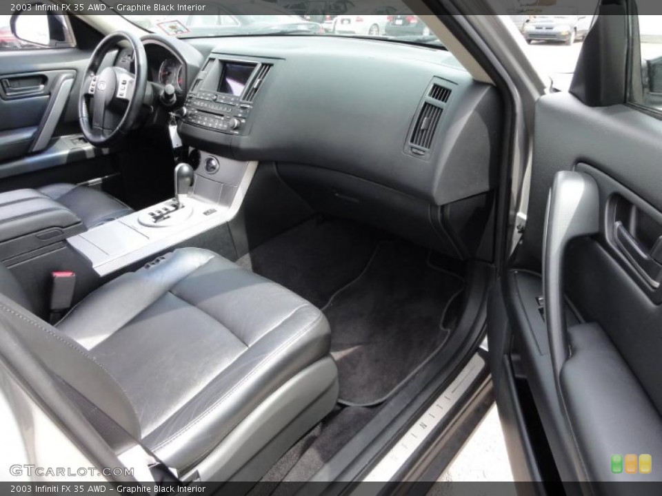 Graphite Black Interior Photo for the 2003 Infiniti FX 35 AWD #48346282