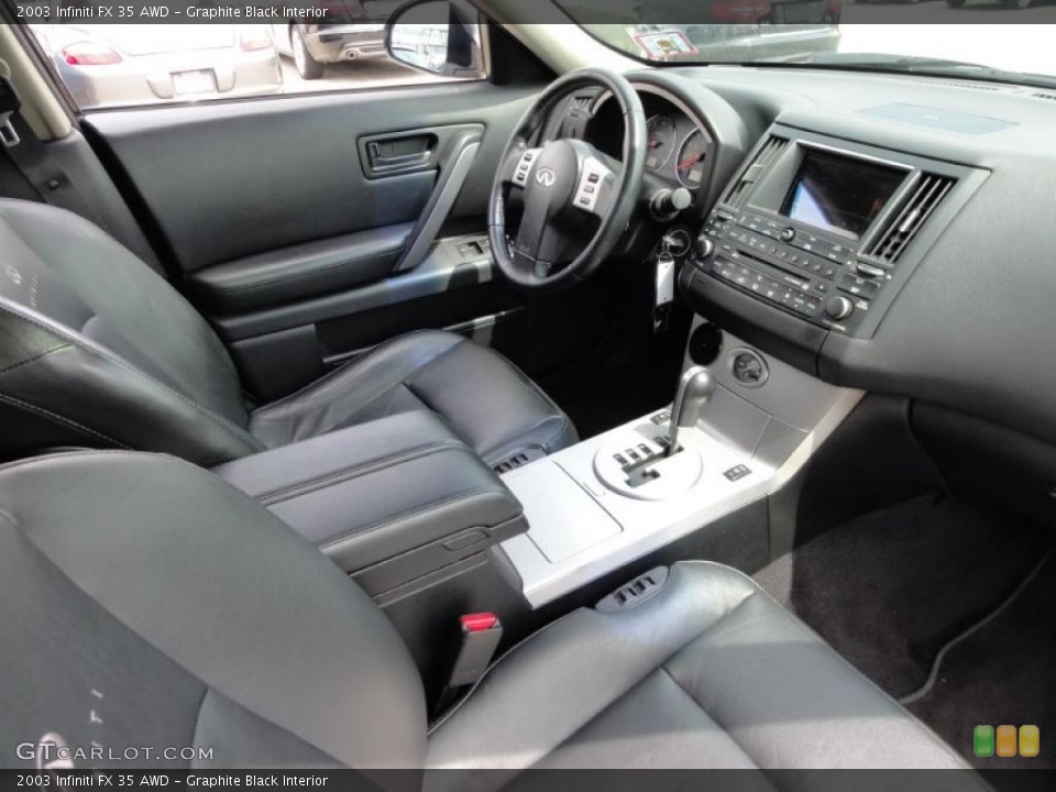 Graphite Black Interior Photo for the 2003 Infiniti FX 35 AWD #48346297