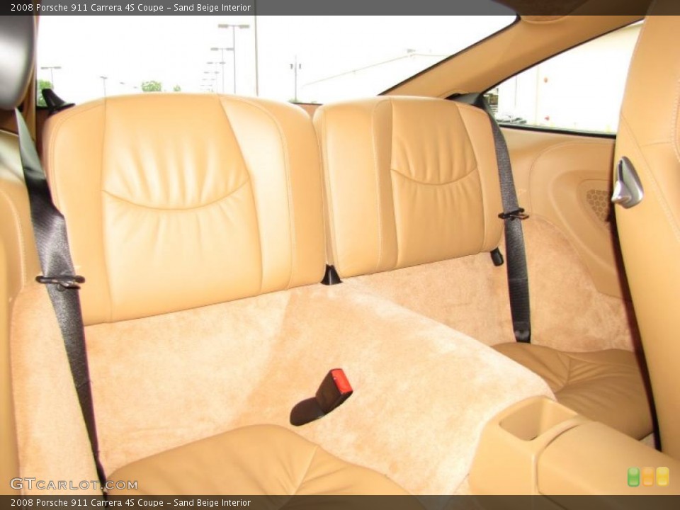 Sand Beige Interior Photo for the 2008 Porsche 911 Carrera 4S Coupe #48348919