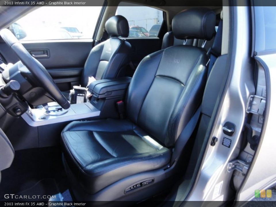 Graphite Black Interior Photo for the 2003 Infiniti FX 35 AWD #48351986