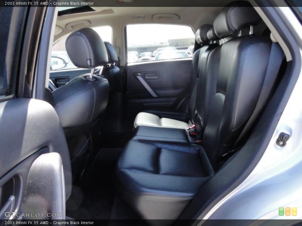 Graphite Black Interior Photo for the 2003 Infiniti FX 35 AWD #48352132