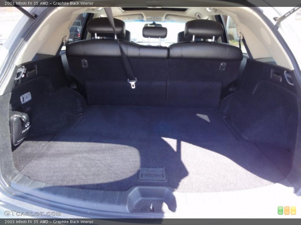 Graphite Black Interior Trunk for the 2003 Infiniti FX 35 AWD #48352189