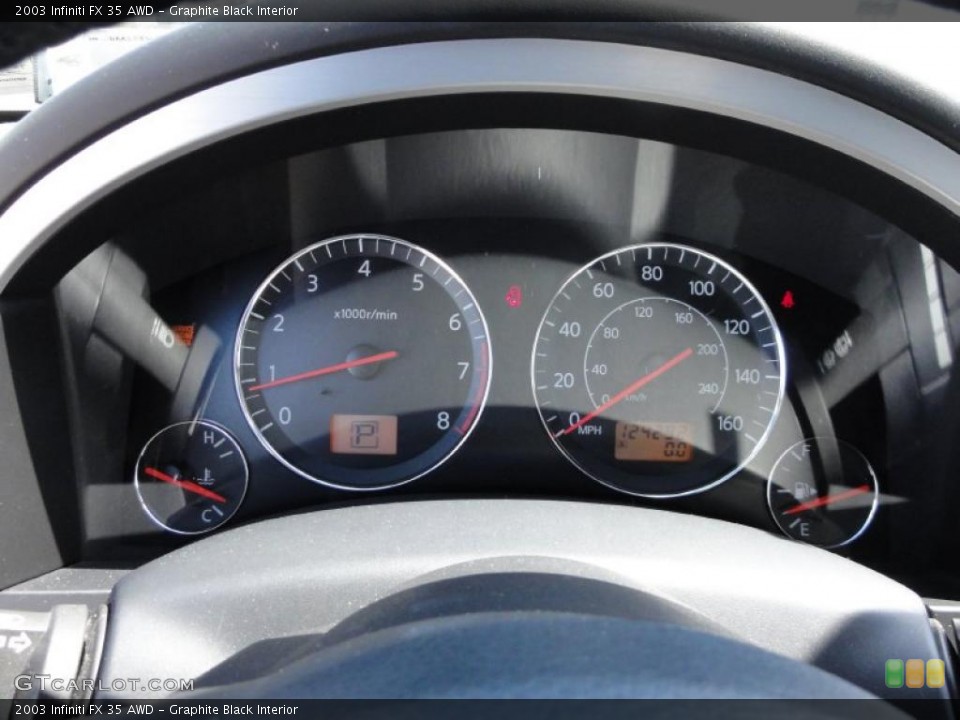 Graphite Black Interior Gauges for the 2003 Infiniti FX 35 AWD #48352396