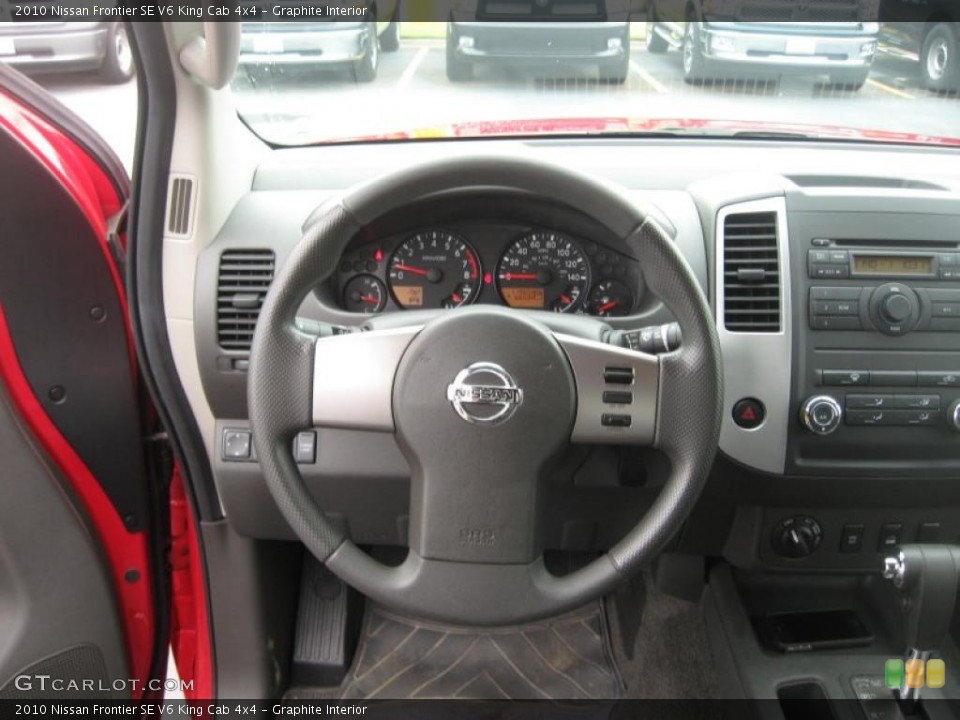 Graphite Interior Steering Wheel for the 2010 Nissan Frontier SE V6 King Cab 4x4 #48354229