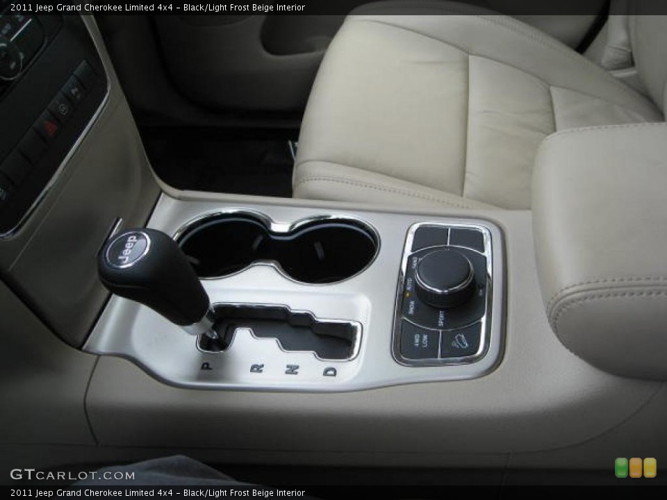 Black/Light Frost Beige Interior Transmission for the 2011 Jeep Grand Cherokee Limited 4x4 #48354640